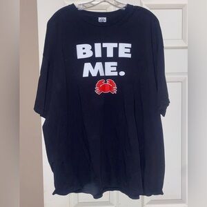 Men’s Joes Crab Shack ‘Bite Me' Graphic T-Shirt‎